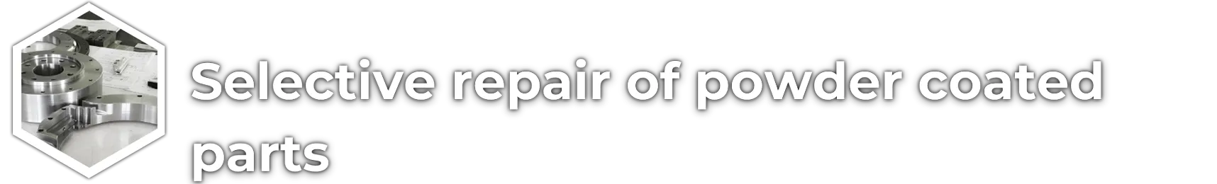 boat asset - selective repair - powder coated parts