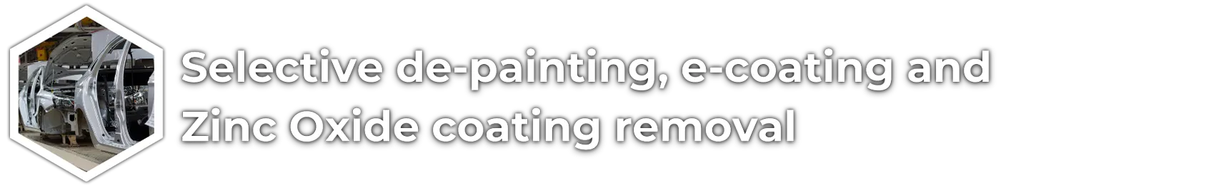 Laser photonics - selective depainting