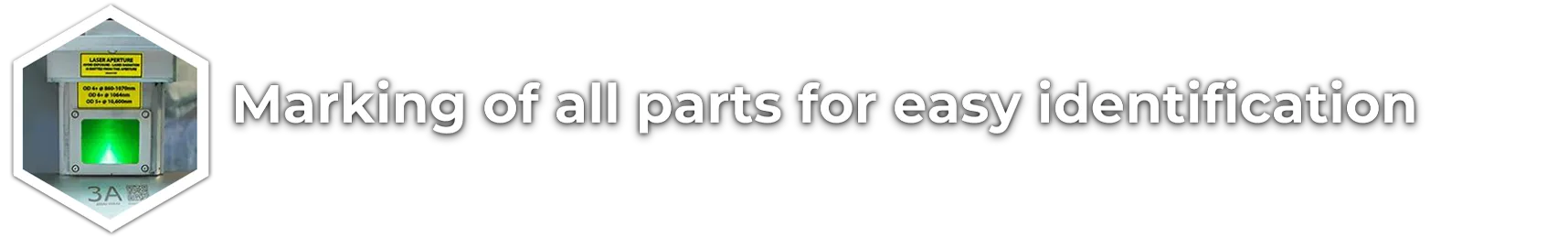 Laser photonics - space exploration - laser marking