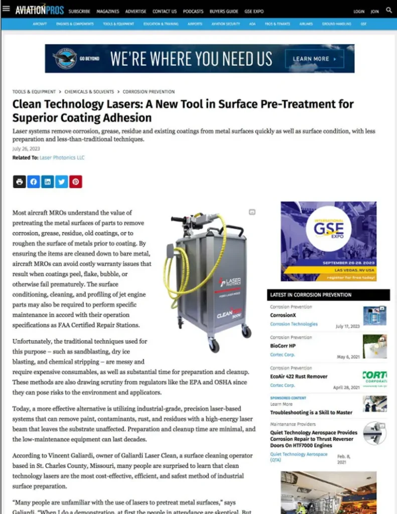 Laser Photonics6AviationPROS.com Online - cover